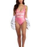 Getting Drunk Swimsuit is a trendy pick to create 2023 festival outfits, festival dresses, outfits for concerts or raves, and complete your best party outfits!