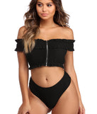 Smock To The Top Swim Bottom
