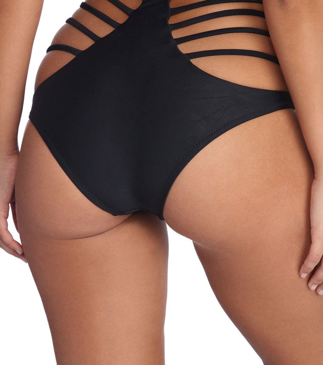 Strappy And Sultry Swim Bottoms