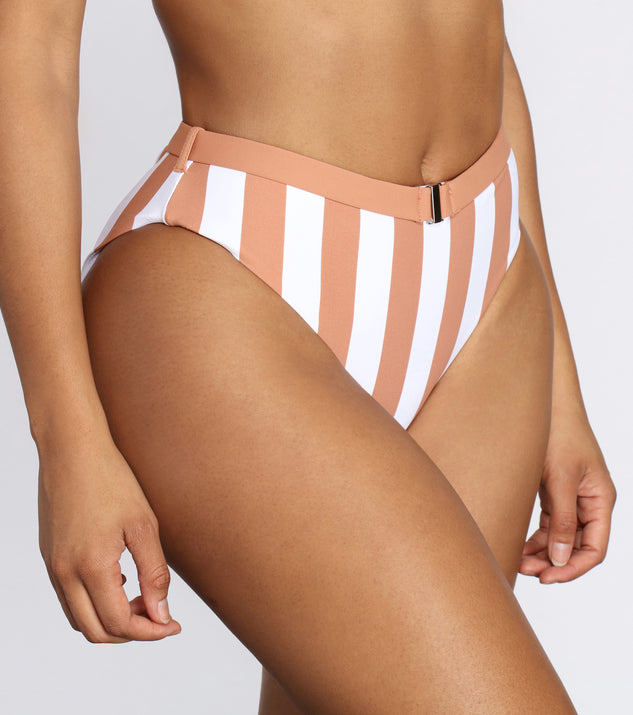 Sunkissed Striped Swim Bottoms