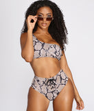 Viper Vixen Lace Up High Waist Swim Bottoms is a trendy pick to create 2023 festival outfits, festival dresses, outfits for concerts or raves, and complete your best party outfits!
