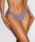 You’ll look stunning in the Salt & Sun Tie Side Hipster Swim Bottoms when paired with its matching separate to create a glam clothing set perfect for parties, date nights, concert outfits, back-to-school attire, or for any summer event!