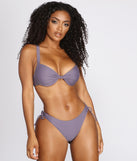 You’ll look stunning in the Salt & Sun Tie Side Hipster Swim Bottoms when paired with its matching separate to create a glam clothing set perfect for parties, date nights, concert outfits, back-to-school attire, or for any summer event!