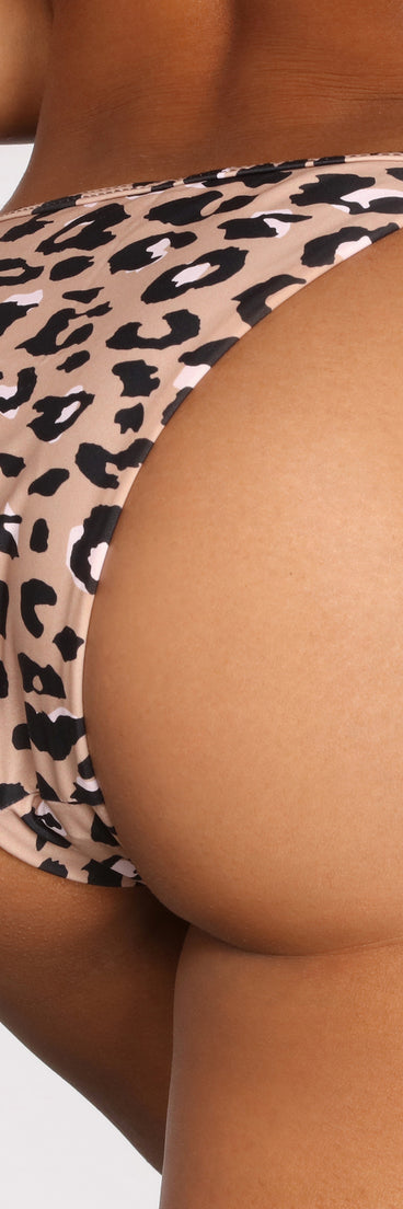 Leopard Diva Hipster Swim Bottoms provides a stylish start to creating your best summer outfits of the season with on-trend details for 2023!