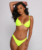 Brighter Days High Cut Bikini Bottoms