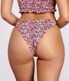 Flirty In Floral Tie Swim Bottoms