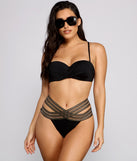 Classic Glamour Greek Key Bikini Bottoms
