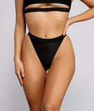 Basic Chic Banded Swim Bottoms