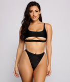 Basic Chic Banded Swim Bottoms