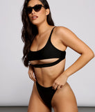Basic Chic Banded Swim Bottoms