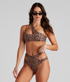Cheetah Daze Cutout Bikini Bottoms