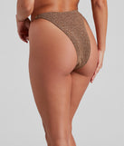 Ring Bling Lurex Bikini Bottoms