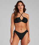 Yacht Club Lace-Up Bikini Bottoms