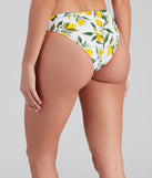 Sunkissed Vibes Lemon Bikini Bottoms