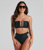 Glam Stud Rhinestone Bikini Bottoms