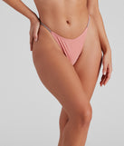 Simple Glam Rhinestone Bikini Bottoms