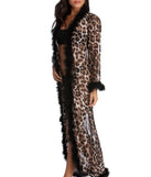 Chic And Sheer Leopard Mesh Robe provides essential lift and support for creating your best summer outfits of the season for 2023!