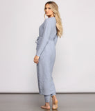 You’ll look stunning in the Chic Chenille Knit Long Belted Robe when paired with its matching separate to create a glam clothing set perfect for parties, date nights, concert outfits, back-to-school attire, or for any summer event!