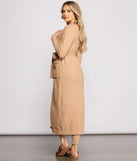 You’ll look stunning in the Cozy and Snug Chenille Long Belted Robe when paired with its matching separate to create a glam clothing set perfect for parties, date nights, concert outfits, back-to-school attire, or for any summer event!