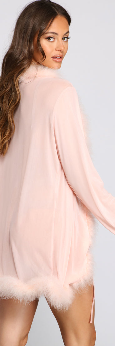 Forever Love Marabou Trim Robe provides essential lift and support for creating your best summer outfits of the season for 2024!