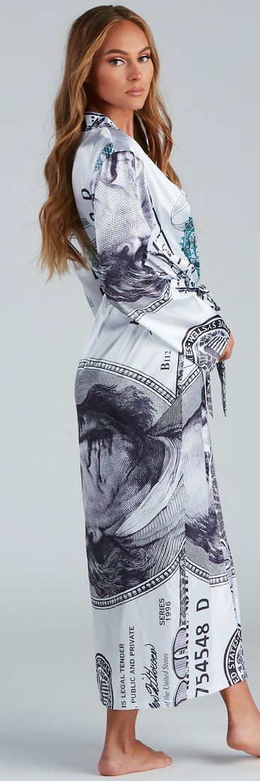 Dolla Bill Chic Satin Robe provides essential lift and support for creating your best summer outfits of the season for 2023!