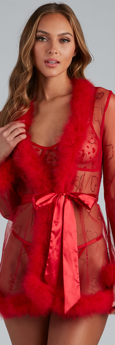 Totally Smitten Marabou Trim Robe provides essential lift and support for creating your best summer outfits of the season for 2023!