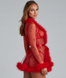 Totally Smitten Marabou Trim Robe provides essential lift and support for creating your best summer outfits of the season for 2023!
