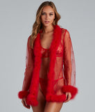 Totally Smitten Marabou Trim Robe provides essential lift and support for creating your best summer outfits of the season for 2023!