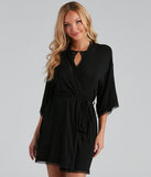 Wrapped In Lace Trim Knit Robe provides essential lift and support for creating your best summer outfits of the season for 2023!