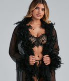 Always Extra Feather Trim Long Robe provides essential lift and support for creating your best summer outfits of the season for 2023!