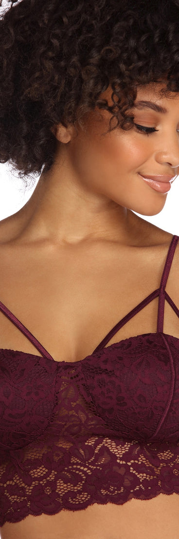 Caged In Lace Long Line Bralette provides essential lift and support for creating your best summer outfits of the season for 2023!