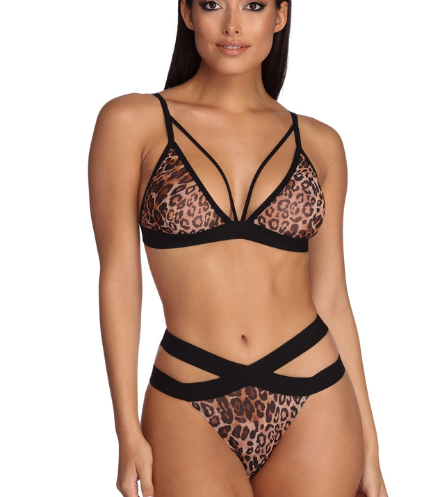 Leopard Bralette And Panty is a trendy pick to create 2023 festival outfits, festival dresses, outfits for concerts or raves, and complete your best party outfits!