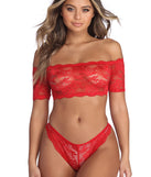 Lace Me Down Bralette Panty Set