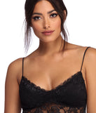 With fun and flirty details, Everyday Long Line Lace Bralette shows off your unique style for a trendy outfit for the summer season!