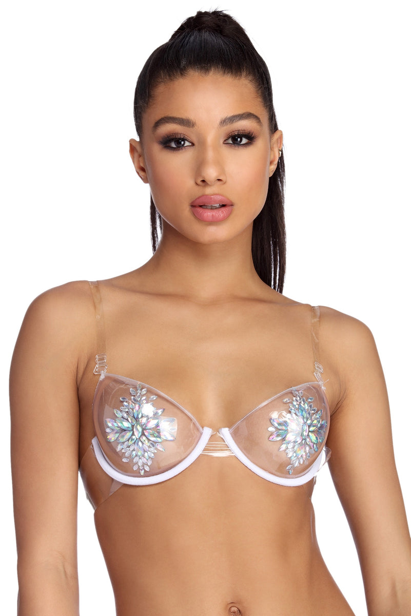 In The Clear PVC Bra & Windsor