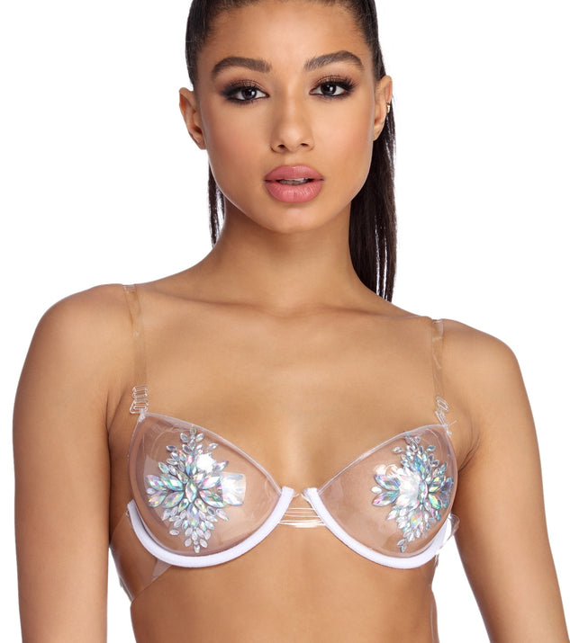 In The Clear PVC Bra