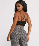 With fun and flirty details, Crochet Cutie Lace Triangle Bralette shows off your unique style for a trendy outfit for the summer season!