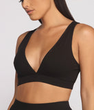 You’ll look stunning in the Plunging V Neck Ribbed Bralette when paired with its matching separate to create a glam clothing set perfect for parties, date nights, concert outfits, back-to-school attire, or for any summer event!