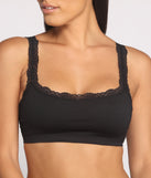 Lace Trim Ribbed Bralette Tank provides essential lift and support for creating your best summer outfits of the season for 2023!