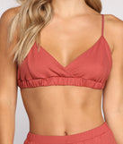 Ready To Lounge Triangle Bralette provides essential lift and support for creating your best summer outfits of the season for 2023!