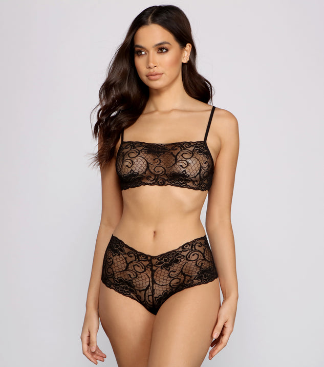 Lace Bralette and Boy Shorts Set provides essential lift and support for creating your best summer outfits of the season for 2023!