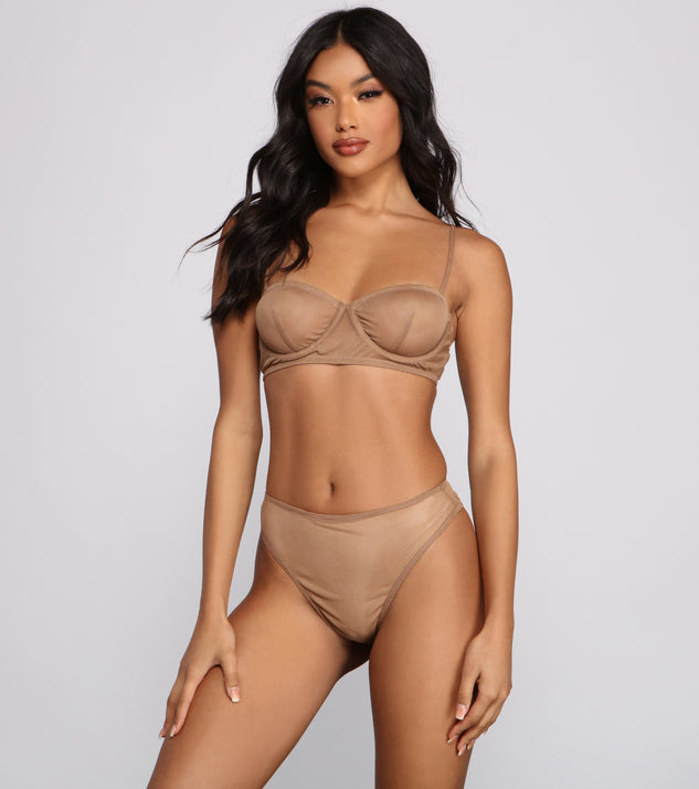 Mesmerizing Mesh Bra and Panty Set provides essential lift and support for creating your best summer outfits of the season for 2023!
