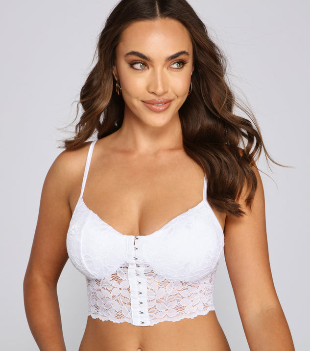 Love Of Lace Hook And Eye Bralette provides essential lift and support for creating your best summer outfits of the season for 2023!