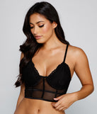 Sultry Lace Glam Longline Bralette provides essential lift and support for creating your best summer outfits of the season for 2023!
