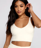 You’ll look stunning in the Cozy Chenille Pajama Bralette when paired with its matching separate to create a glam clothing set perfect for parties, date nights, concert outfits, back-to-school attire, or for any summer event!