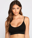Essential Basic Ribbed Knit Bralette provides essential lift and support for creating your best summer outfits of the season for 2023!