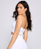 With fun and flirty details, Sleek And Basic Ribbed Halter Top shows off your unique style for a trendy outfit for the summer season!