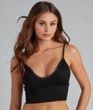 Dainty Lace Detail Ribbed Bralette provides essential lift and support for creating your best summer outfits of the season for 2023!