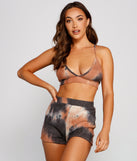 Tie Dye Ribbed Knit Pajama Bralette provides essential lift and support for creating your best summer outfits of the season for 2023!
