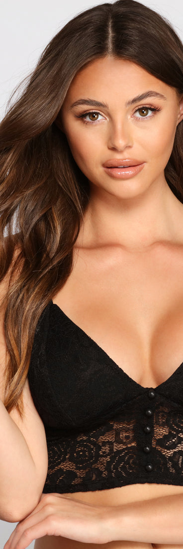 Chic Button-Detail Longline Bralette provides essential lift and support for creating your best summer outfits of the season for 2023!